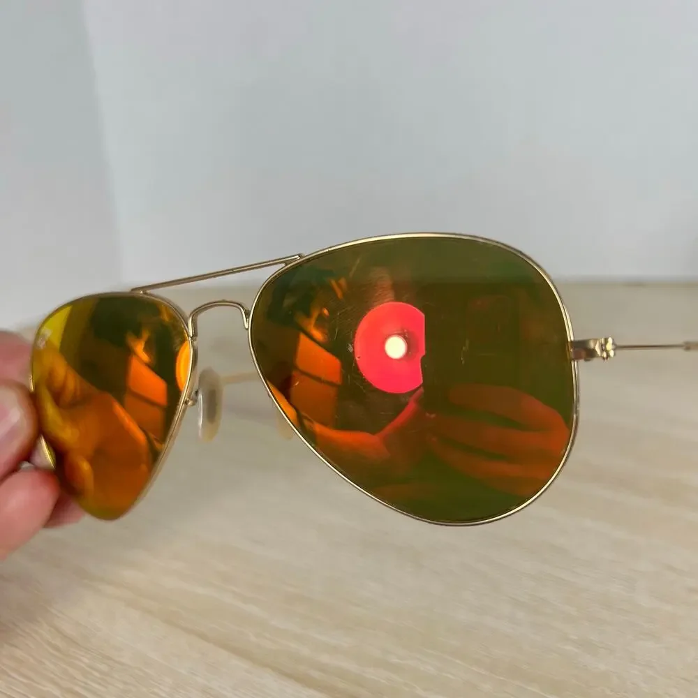 Ray-Ban RB3025 Aviator Large Metal 112/69 Sunglasses FRAMES ONLY 58-14
